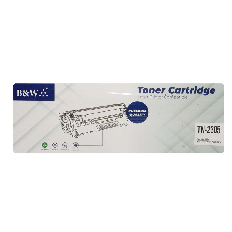 TN-2305 Cartridge Compatible With Brother DCP-L2540DW/MFC-L2700DW Printers