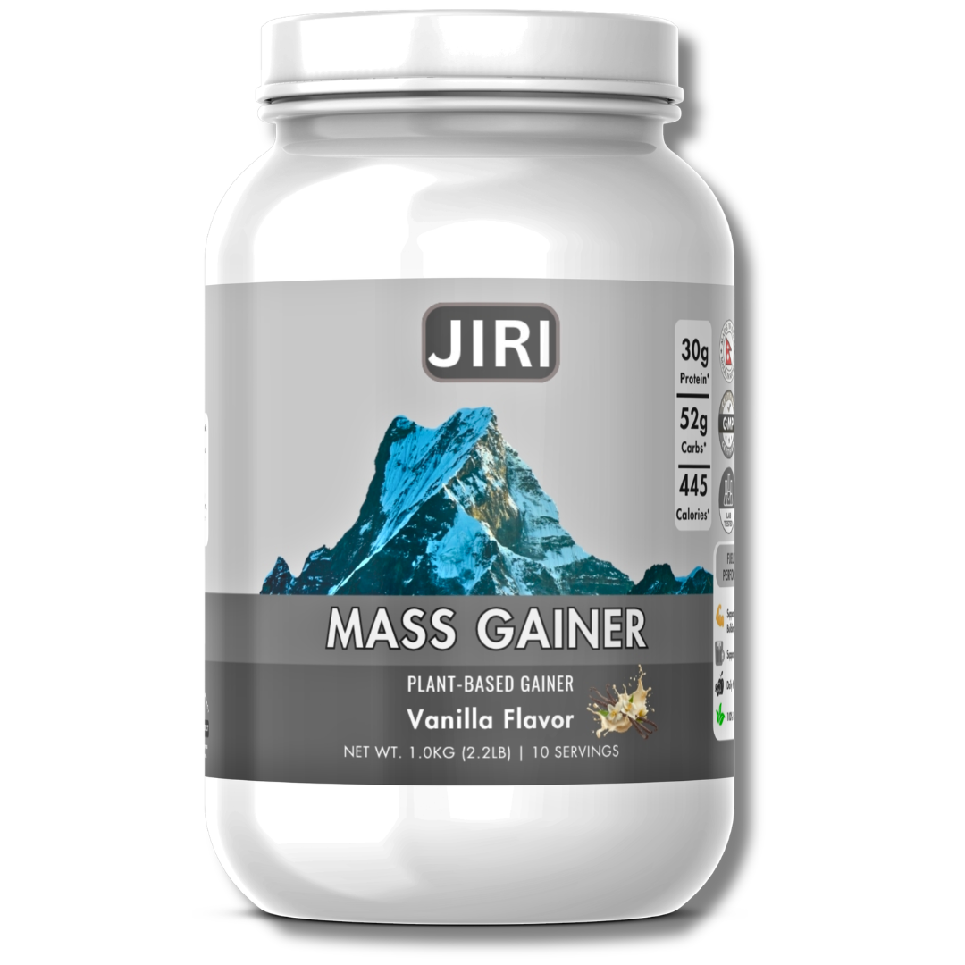 Jiri Nutrition Mass Gainer (Plant-based) 1kg - Vanilla Flavor