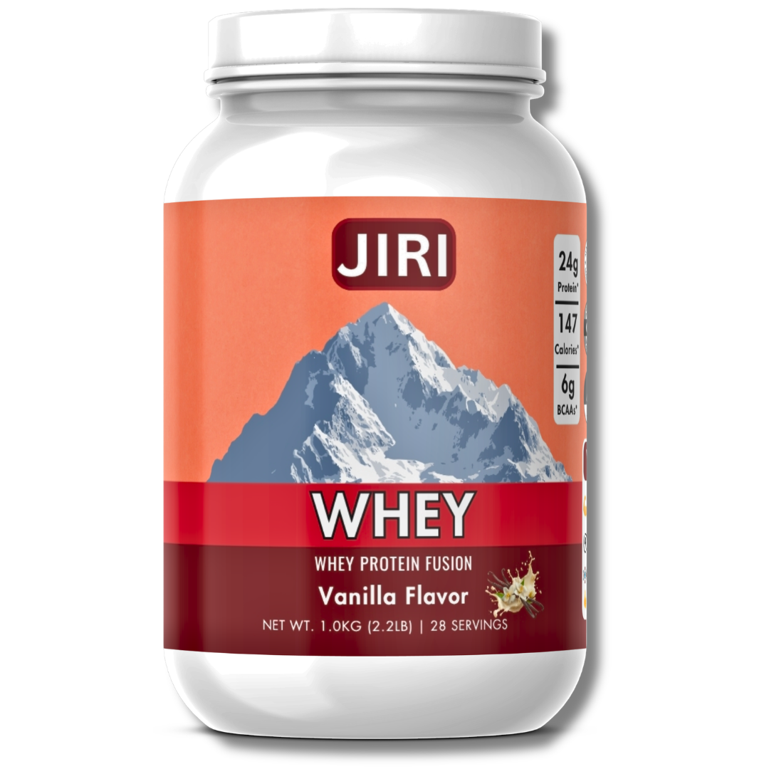 Jiri Nutrition Premium Whey Protein Fusion 1kg - Vanilla Flavor