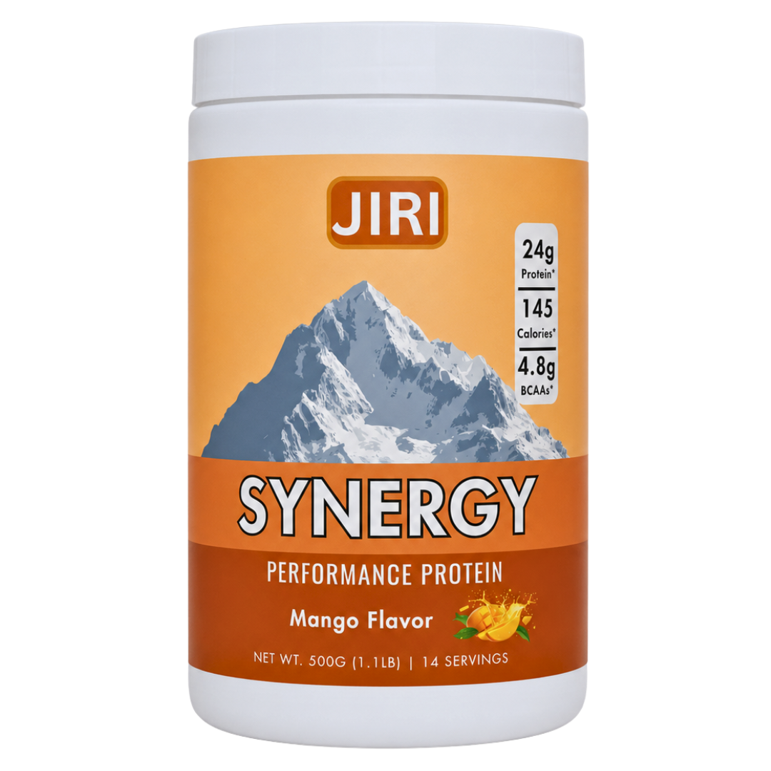 Jiri Nutrition Synergy Protein (Whey + Plant Protein), Mango Flavor 500g